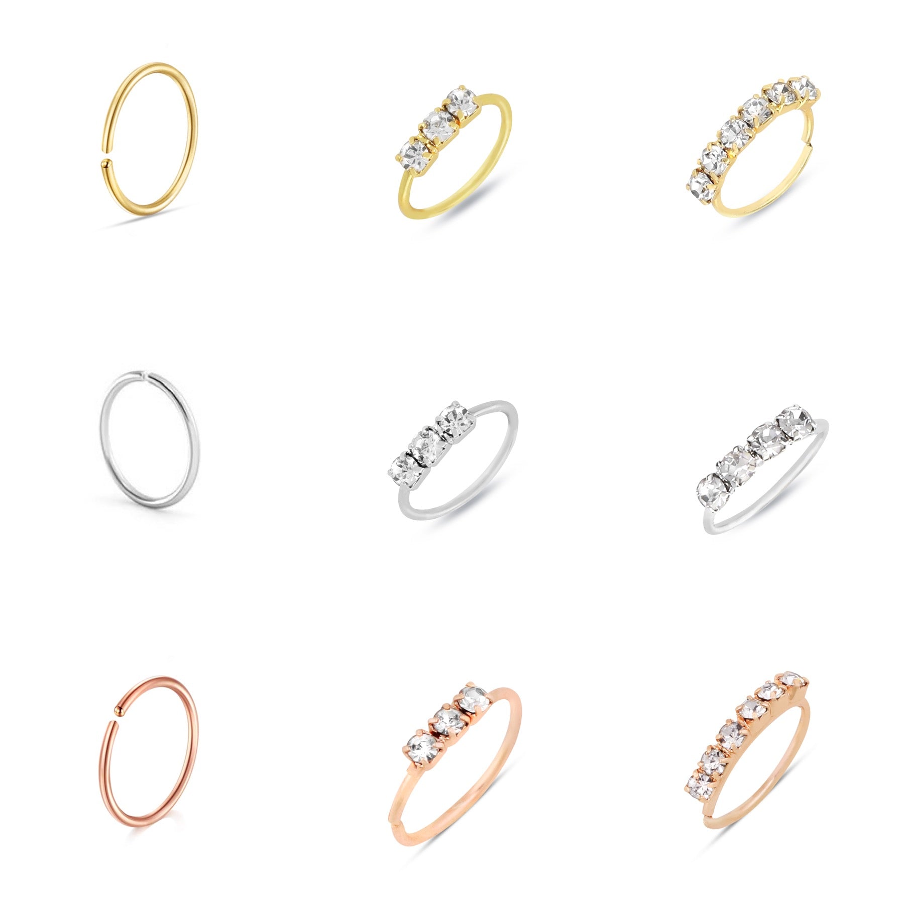 Shop Yellow Gold Diamond Athena Double-Finger Ring | Carbon & Hyde
